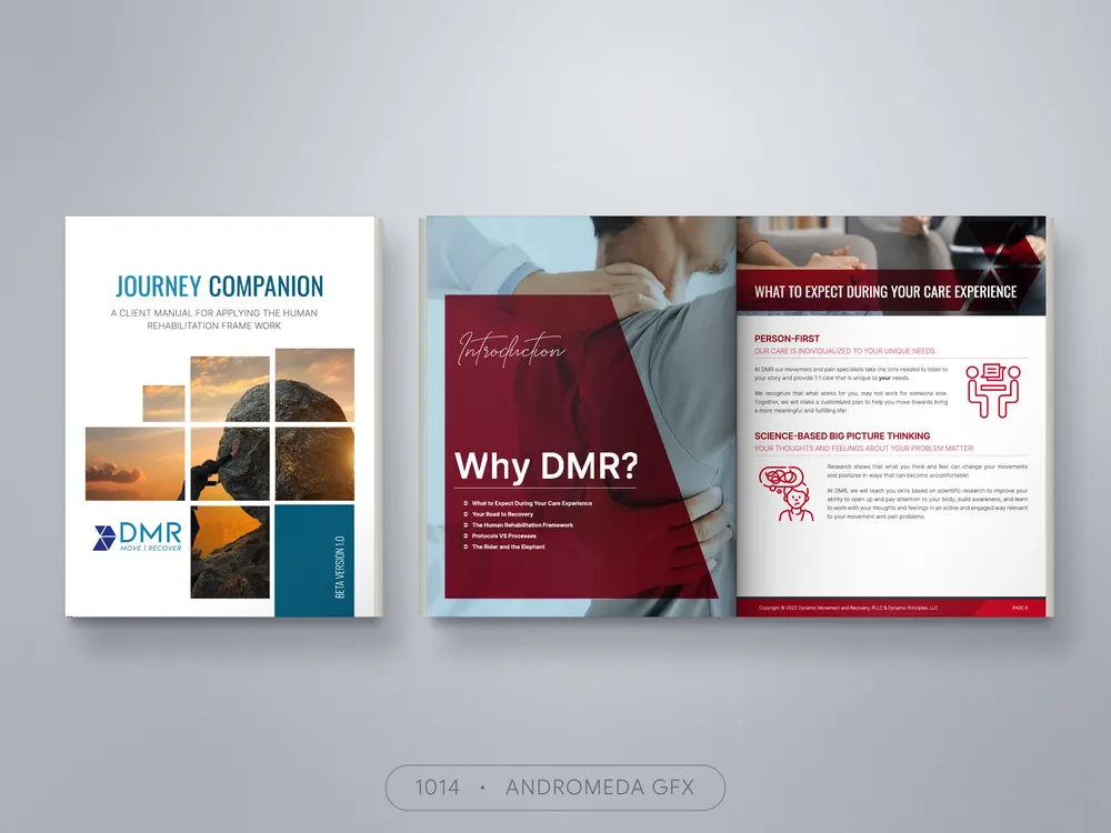 Corporate Document design by Andromeda GFX. corporate document design, report design, agency report, corporate design.
