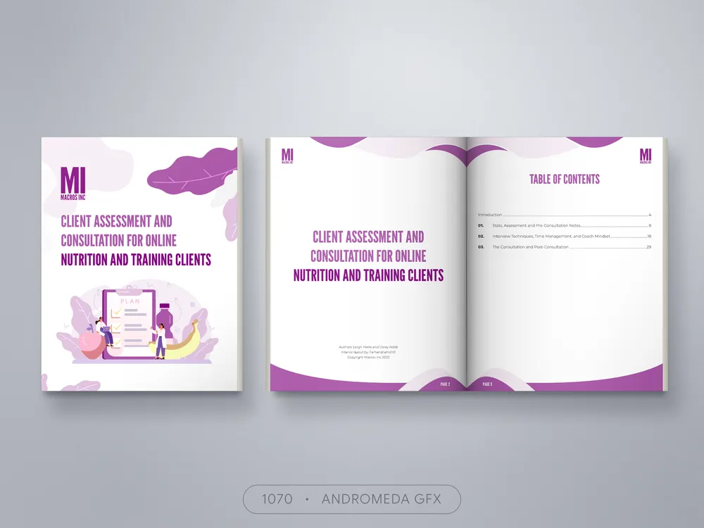 Playful / Anime design by Andromeda GFX. playful / anime design, report design, agency report, corporate design.