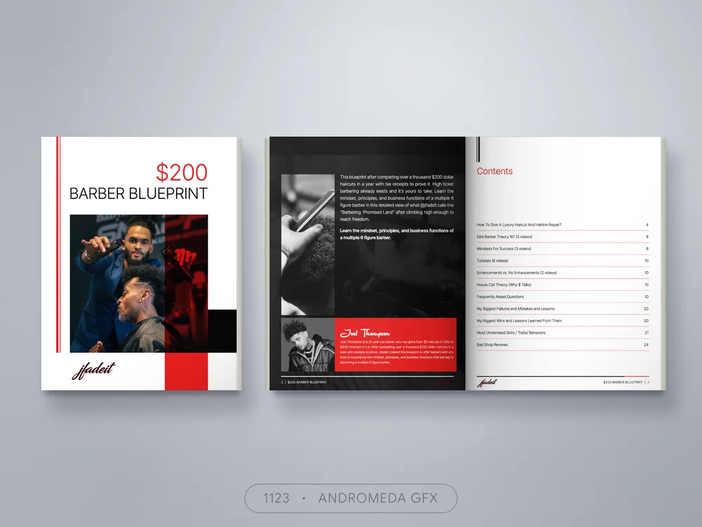 Guide design by Andromeda GFX. guide design, report design, agency report, corporate design.