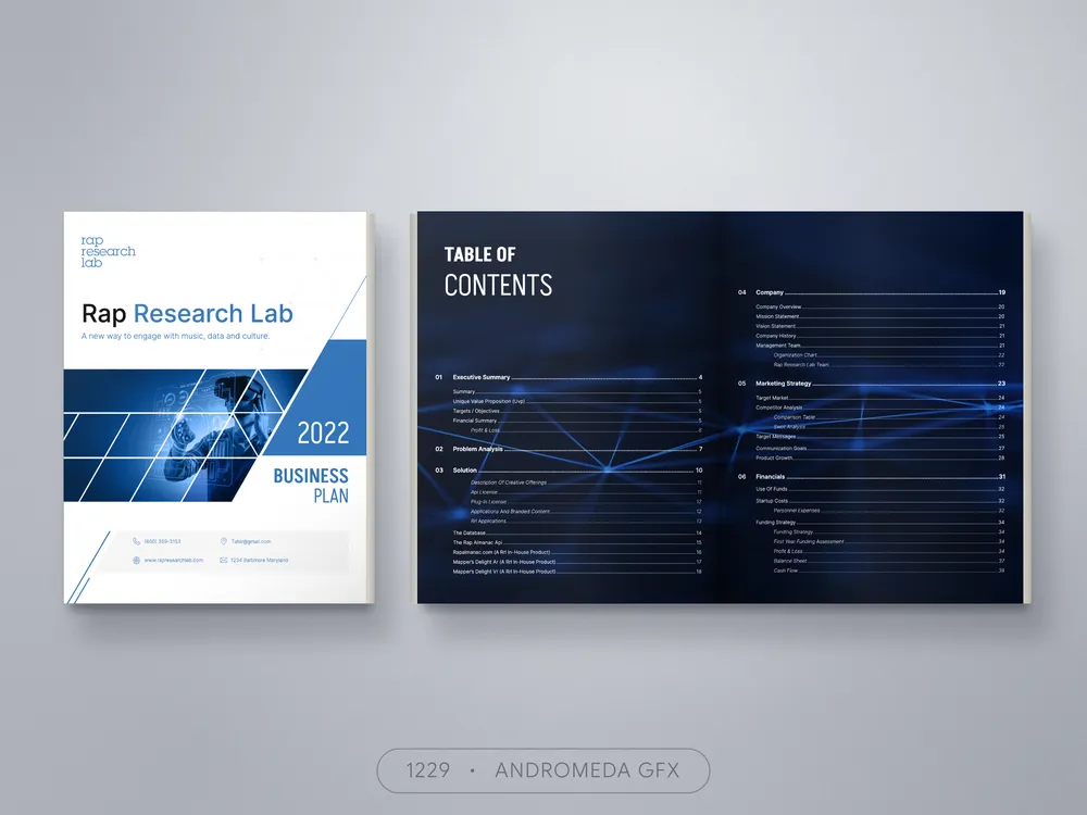 Business design by Andromeda GFX. business design, report design, agency report, corporate design.