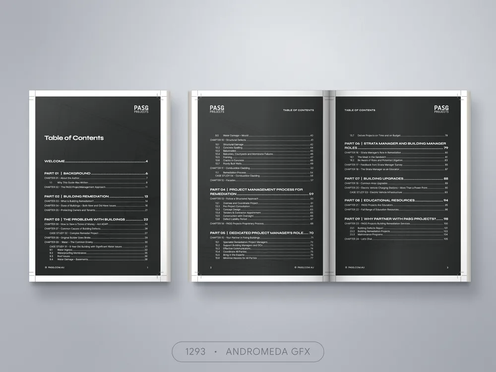 Report design by Andromeda GFX. report design, report design, agency report, corporate design.