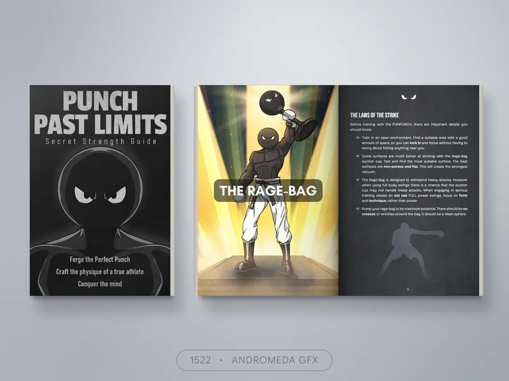 Playful / Anime design by Andromeda GFX. playful / anime design, report design, agency report, corporate design.