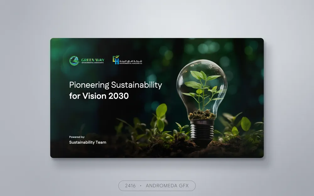 Presentation design by Andromeda GFX. presentation design, report design, agency report, corporate design.