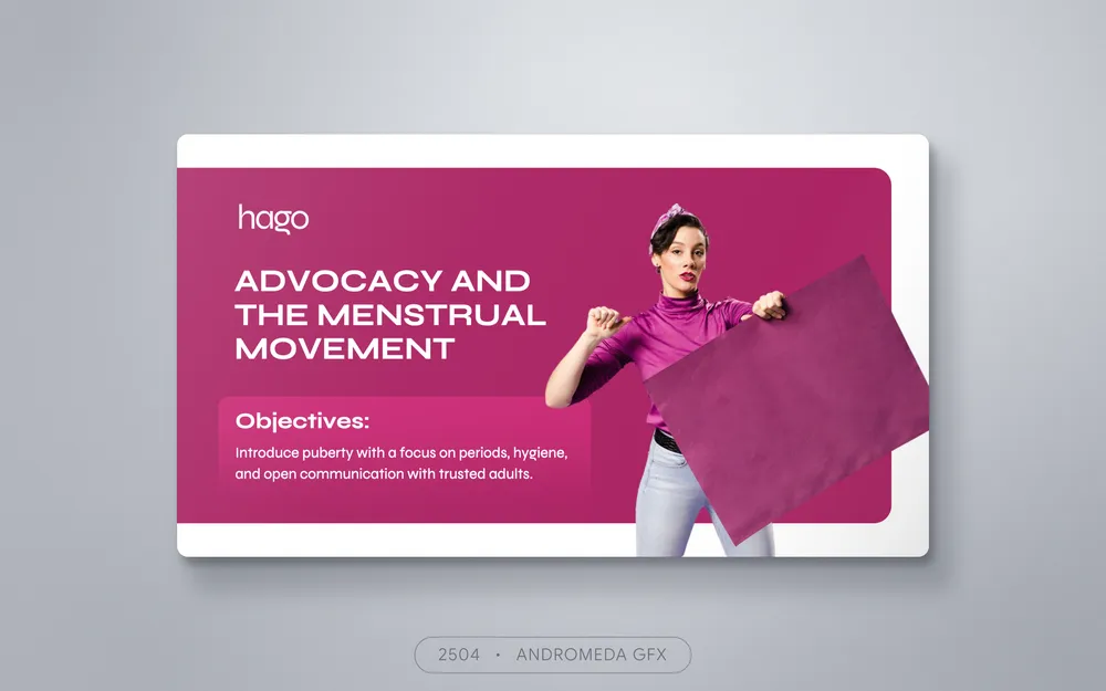 Presentation design by Andromeda GFX. presentation design, report design, agency report, corporate design.