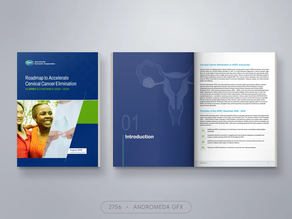 Health & Medical design by Andromeda GFX. health & medical design, report design, agency report, corporate design.