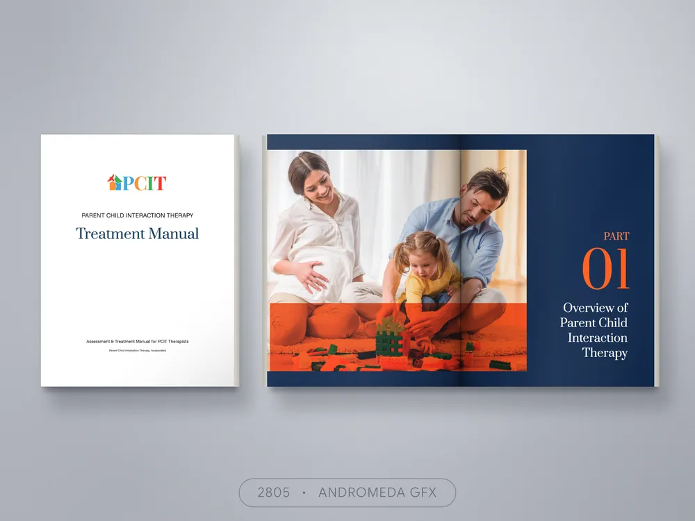 Handbook design by Andromeda GFX. handbook design, report design, agency report, corporate design.