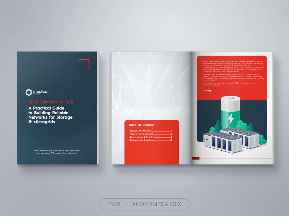 Guide design by Andromeda GFX. guide design, report design, agency report, corporate design.