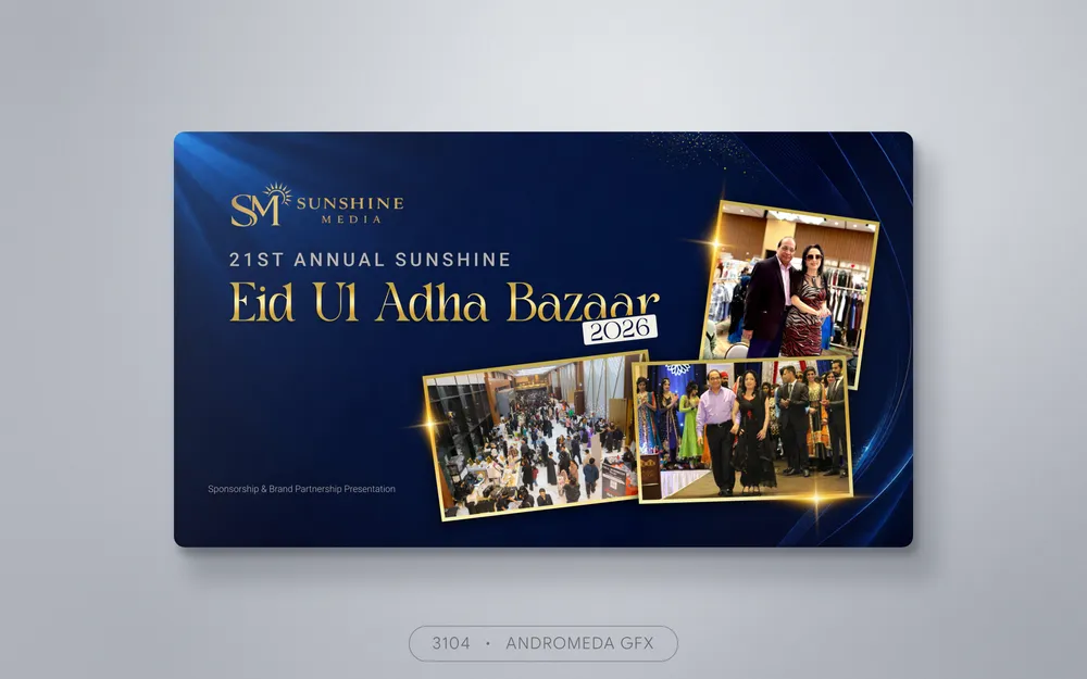 Presentation design by Andromeda GFX. presentation design, report design, agency report, corporate design.
