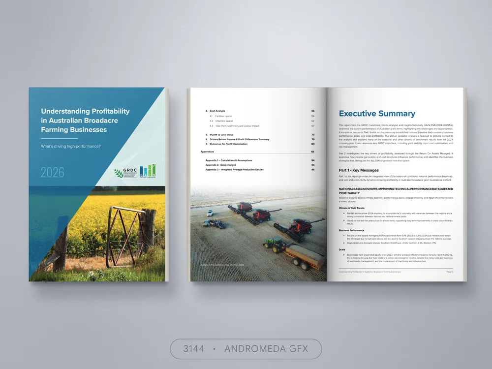 Report design by Andromeda GFX. report design, report design, agency report, corporate design.