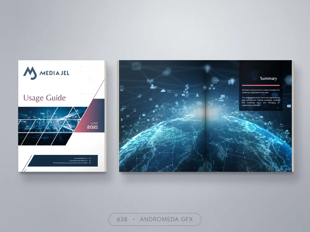 Lead Magnet design by Andromeda GFX. lead magnet design, report design, agency report, corporate design.