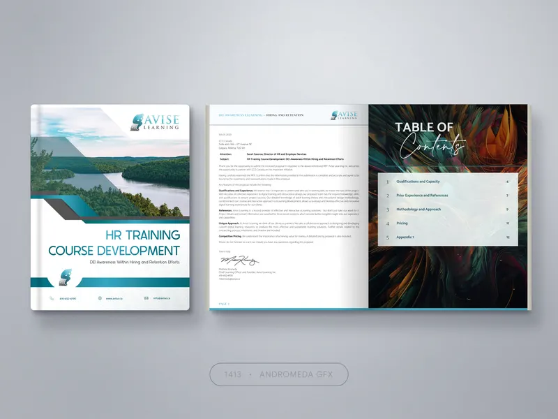 DEI Training: Fitness & Gym design by Andromeda GFX. fitness and gym design, report design, agency report.