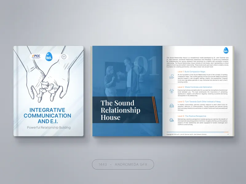 Relationships: Report design by Andromeda GFX. report design, report design, agency report.