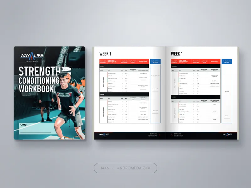 Fitness: Fitness & Gym design by Andromeda GFX. fitness and gym design, report design, agency report.