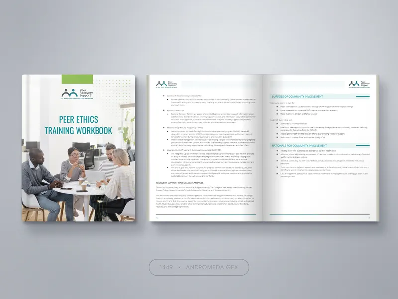 Ethics Training: Fitness & Gym design by Andromeda GFX. fitness and gym design, report design, agency report.