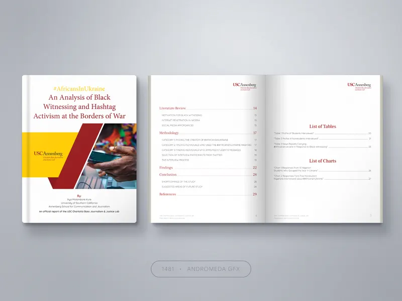 Journalism: Journal design by Andromeda GFX. journal design, report design, agency report.