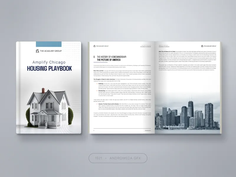 Housing: Report design by Andromeda GFX. report design, report design, agency report.
